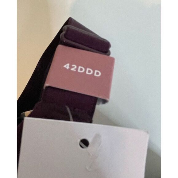 Cacique Lane Bryant Bra Lightly Lined Balconette Underwire Size 42DDD Maroon NWT - Picture 4 of 14